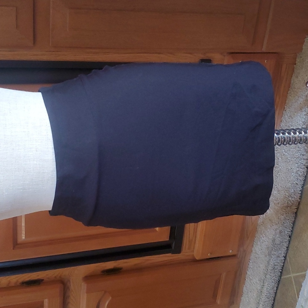 Black pencil skirt